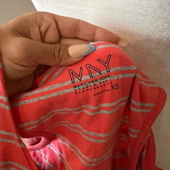 Marc New York Coral Hooded Striped Dress - Picture 4 of 4